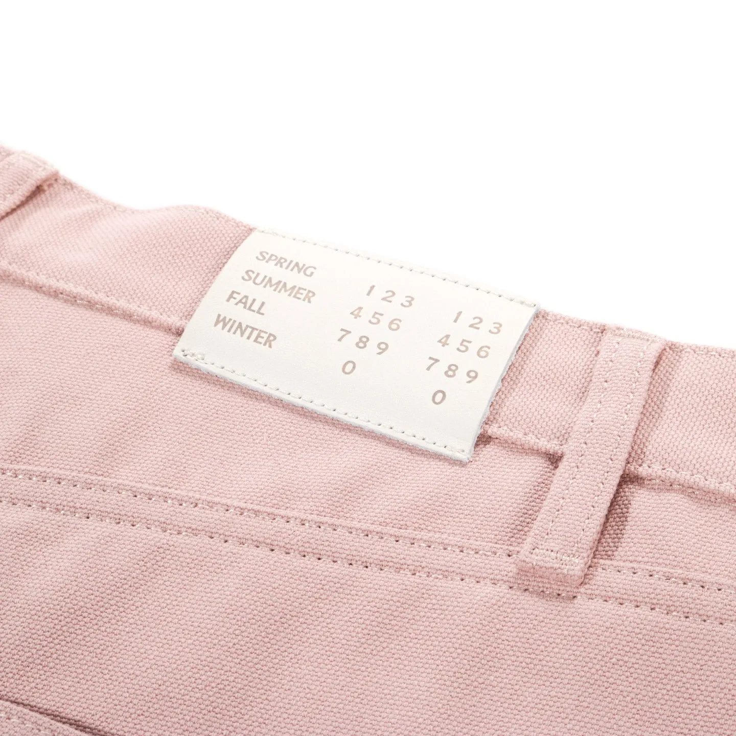 4SDESIGNS 5 POCKET DENIM P.ROSE WASHED CANVAS