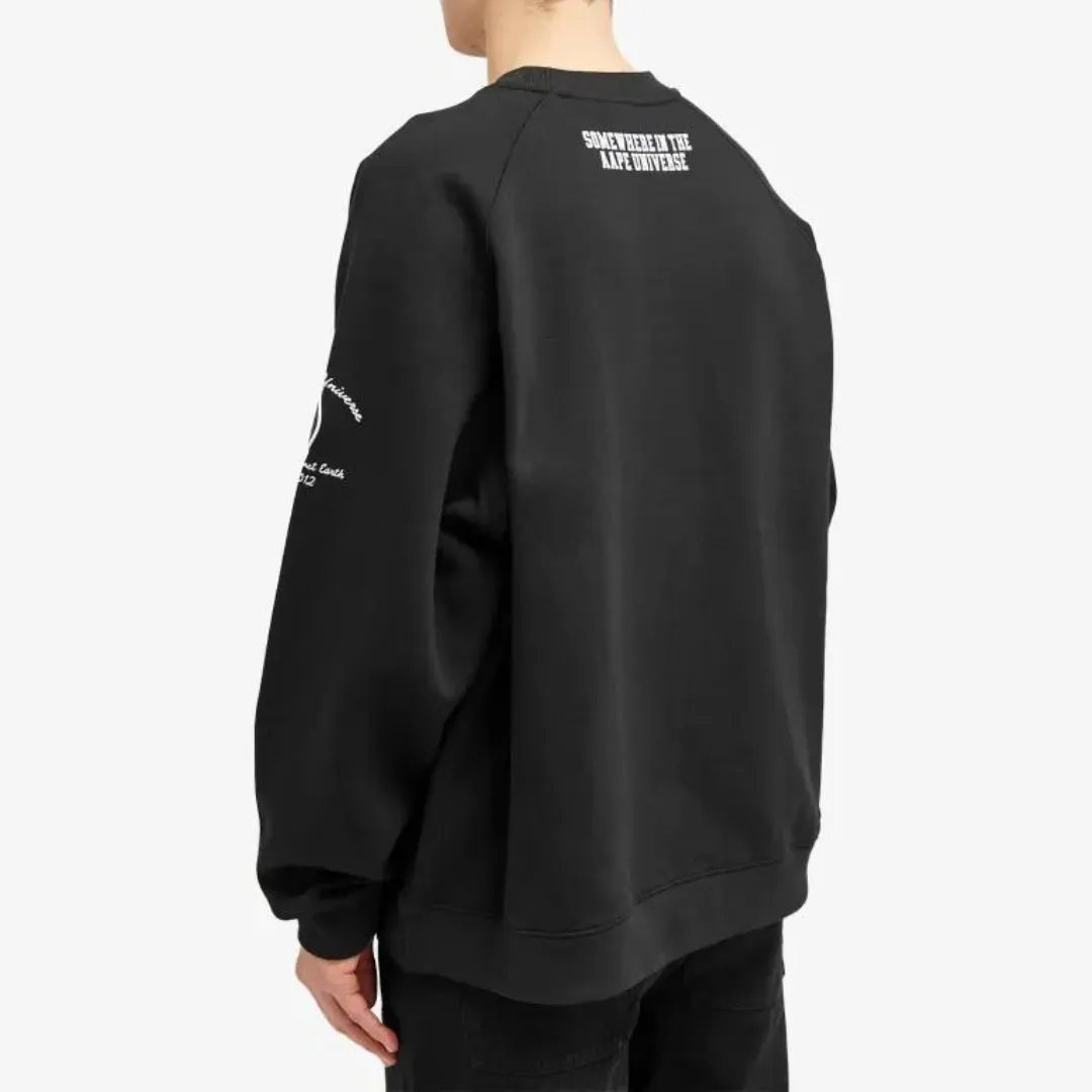 A BATHING APE  |Crew Neck Unisex Street Style Long Sleeves Cotton Oversized