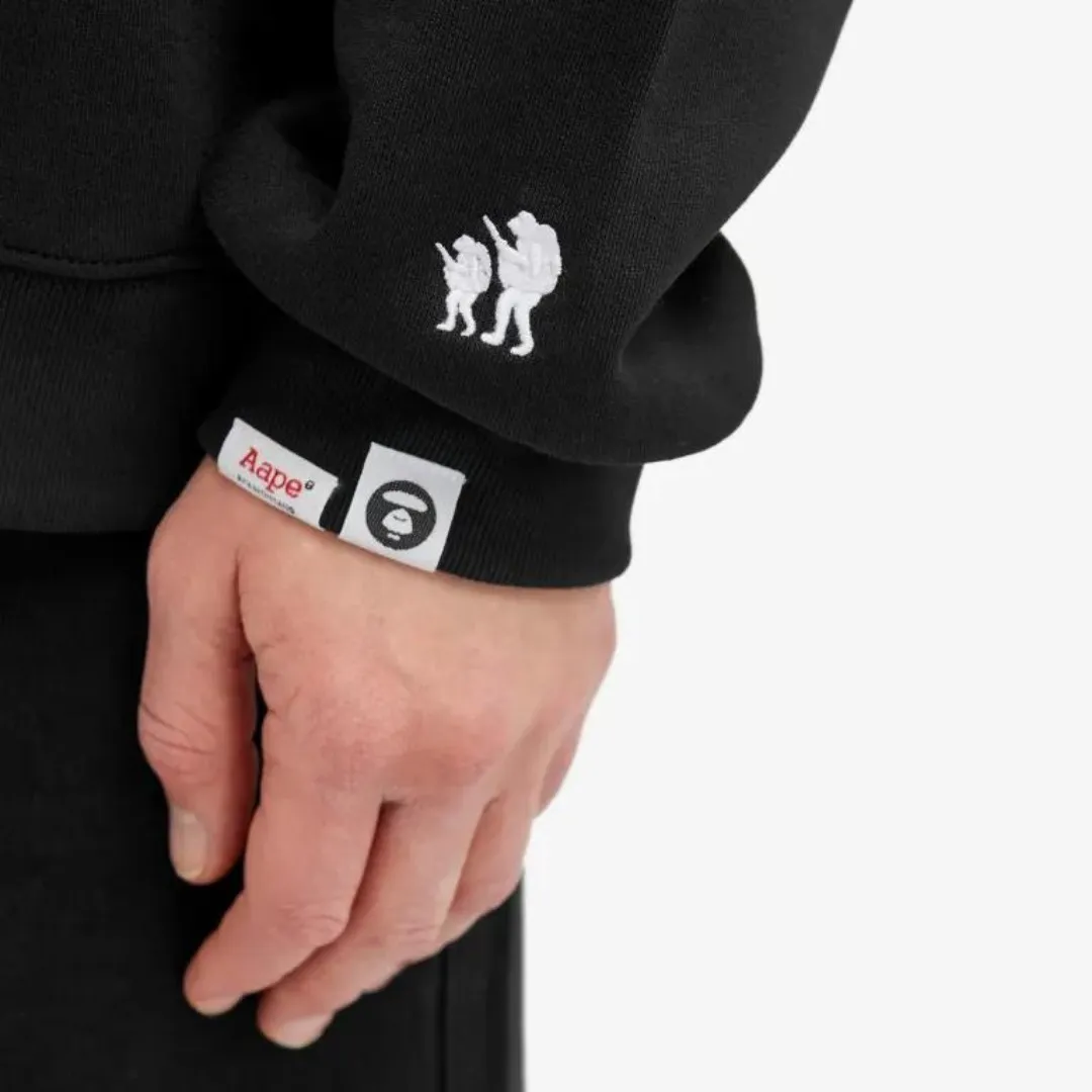 A BATHING APE  |Crew Neck Unisex Street Style Long Sleeves Cotton Oversized