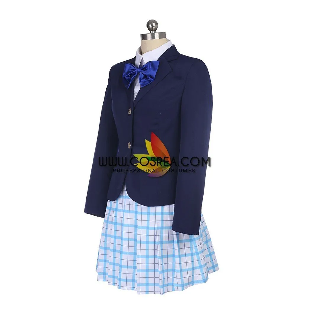 A Silent Voice Shouko Nishimiya Cosplay Costume