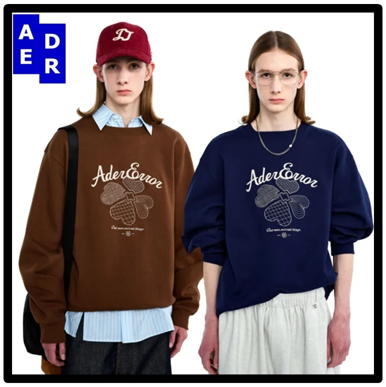 ADERERROR  |Unisex Street Style Logo Hoodies & Sweatshirts