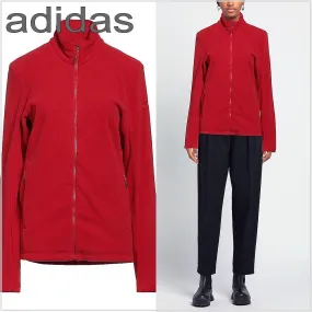 adidas  |Street Style Long Sleeves Plain Logo Hoodies & Sweatshirts