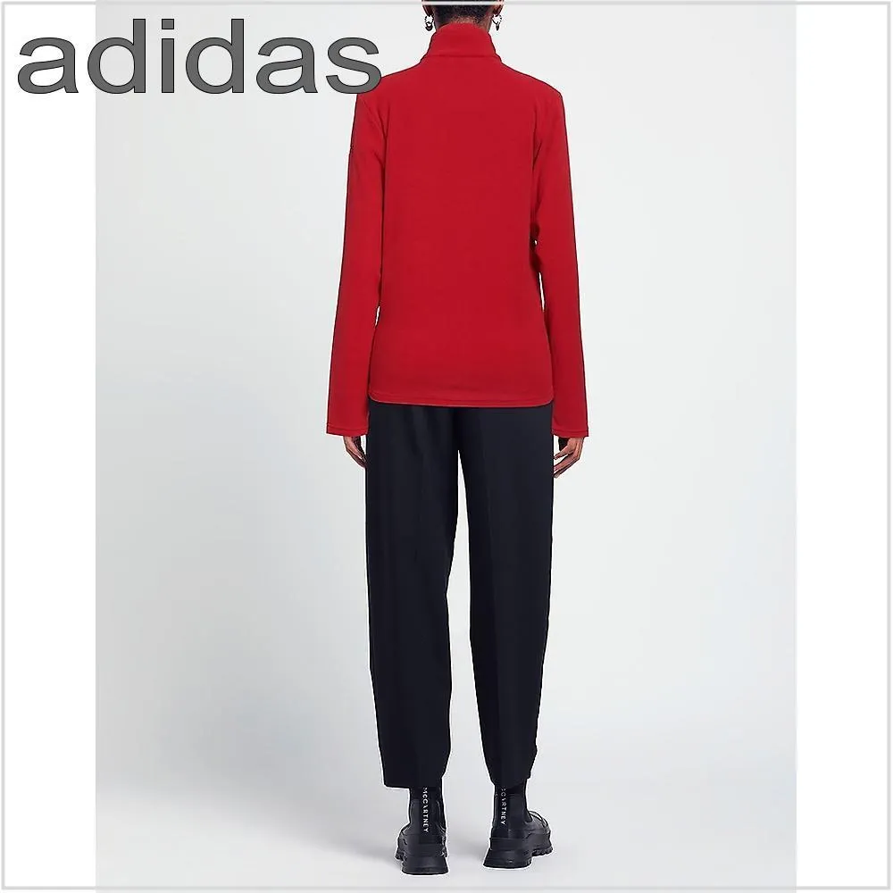 adidas  |Street Style Long Sleeves Plain Logo Hoodies & Sweatshirts