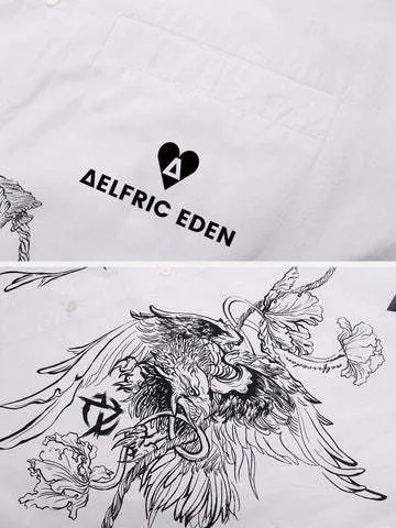 Aelfric Eden  |Unisex Long Sleeves Cotton Oversized Shirts