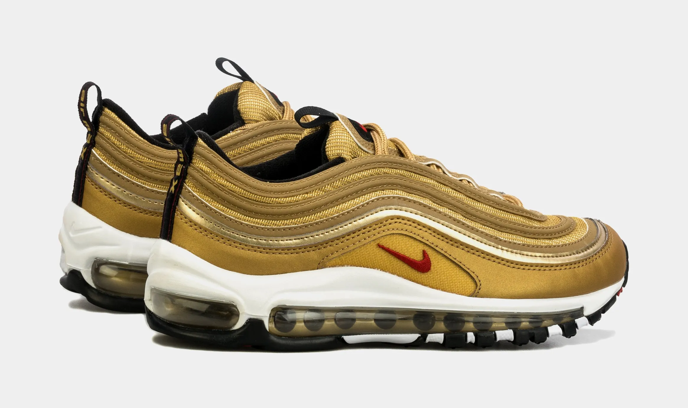 Air Max 97 Gold Bullet Grade School Lifestyle Shoes (Gold)