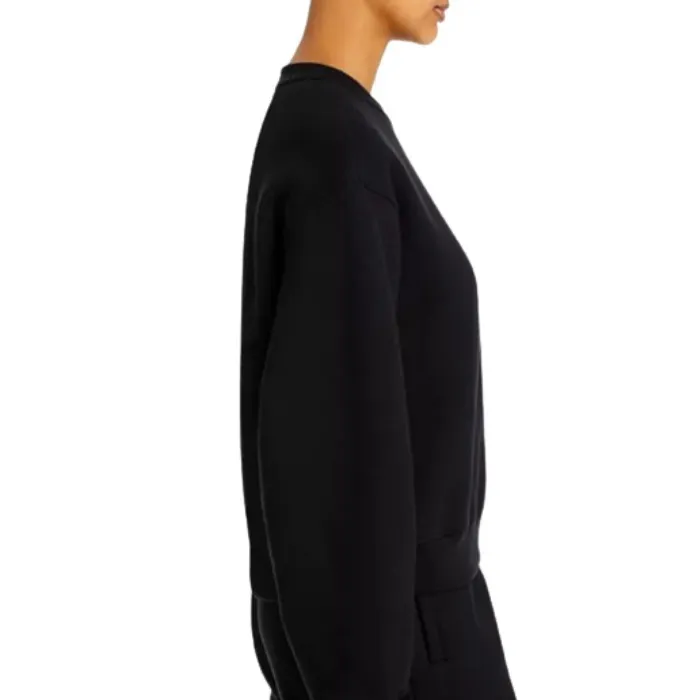 Alexander Wang  |Rib Long Sleeves Plain Cotton Oversized Logo