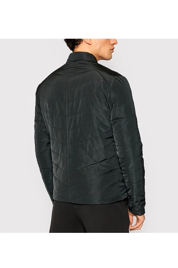 Armani EA7 Down Shield GIACCA Logo Jacket Black