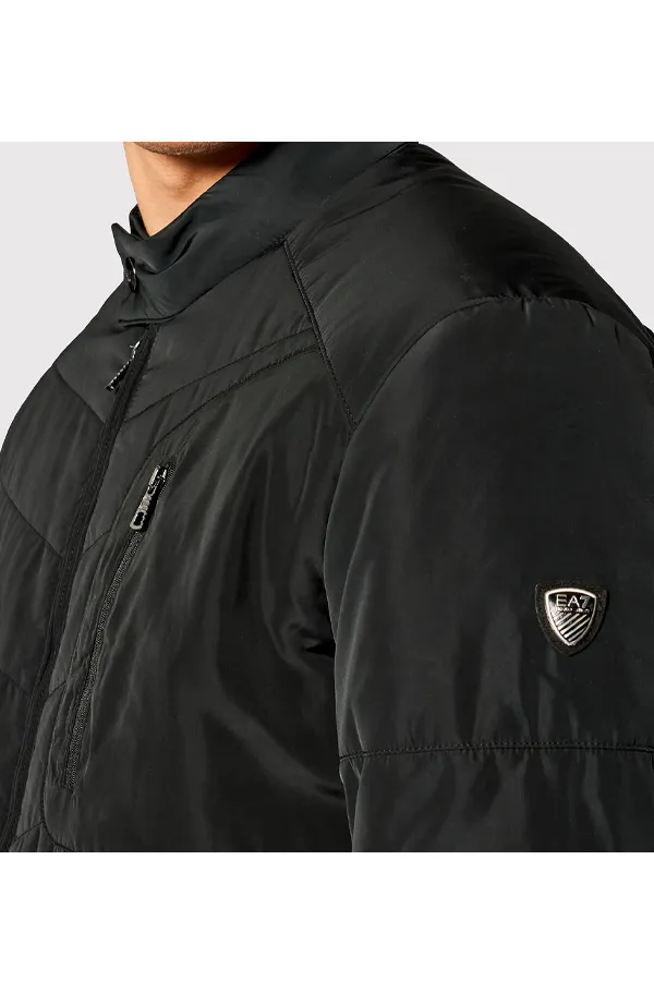 Armani EA7 Down Shield GIACCA Logo Jacket Black