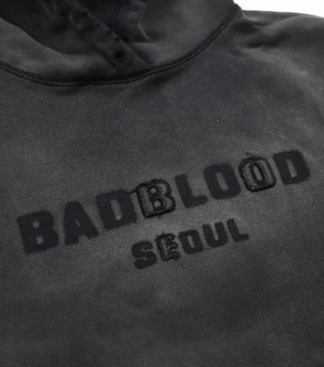 BADBLOOD  |Unisex Street Style Cotton Logo Hoodies & Sweatshirts