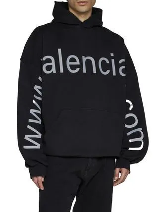 BALENCIAGA  |Street Style Long Sleeves Plain Cotton Logo Luxury