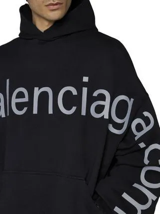 BALENCIAGA  |Street Style Long Sleeves Plain Cotton Logo Luxury