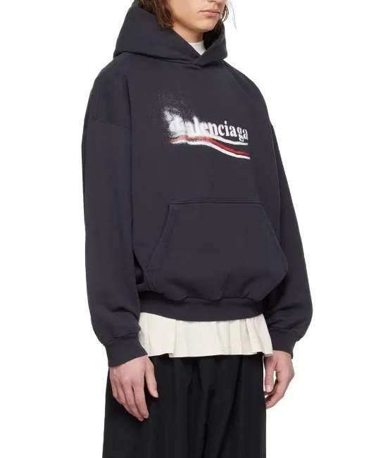 BALENCIAGA  |Unisex Street Style Long Sleeves Cotton Logo Luxury Hoodies