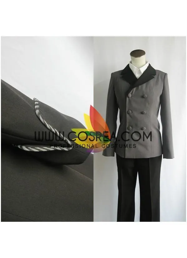 Black Butler Kuroshitusji Sebastian Tutor Dark Version Cosplay Costume