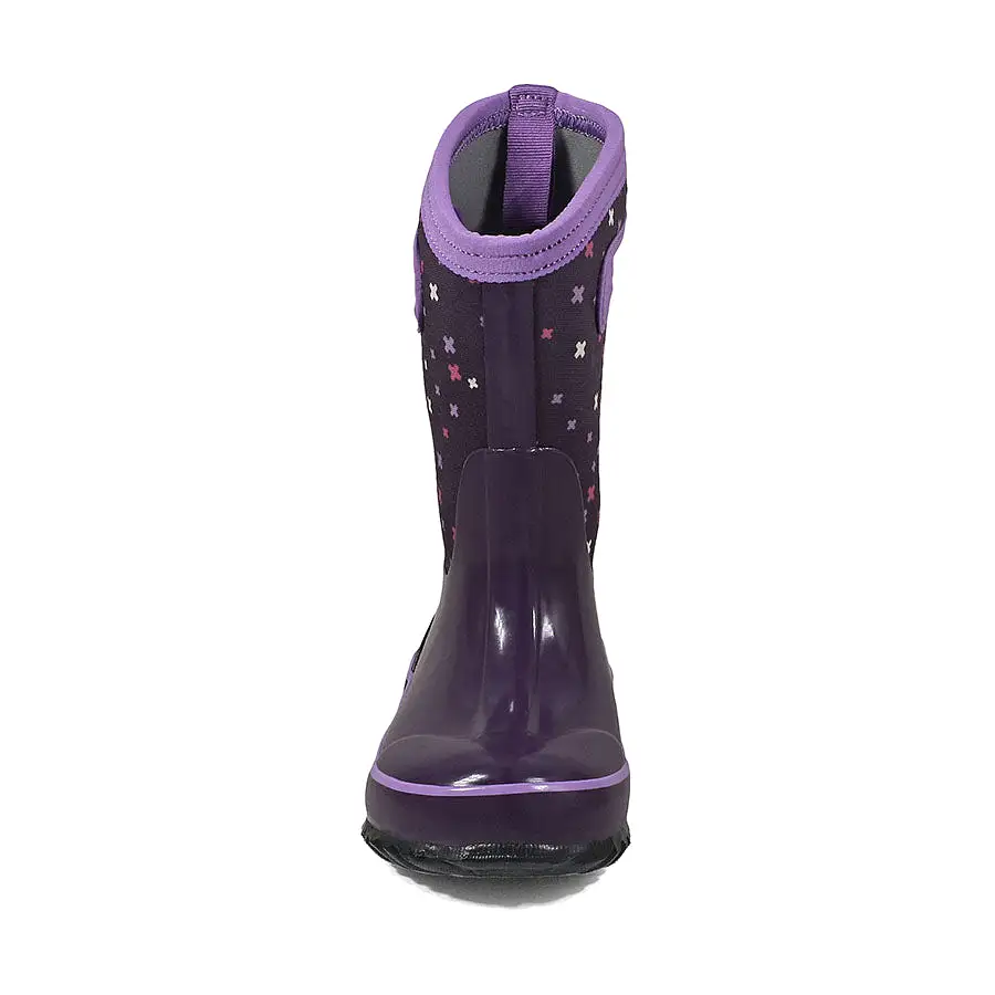 Bogs - Kids Classic Plus in Eggplant Multi