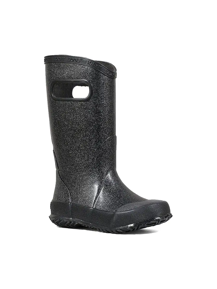 Bogs- Rain Boots Glitter Black For Kids