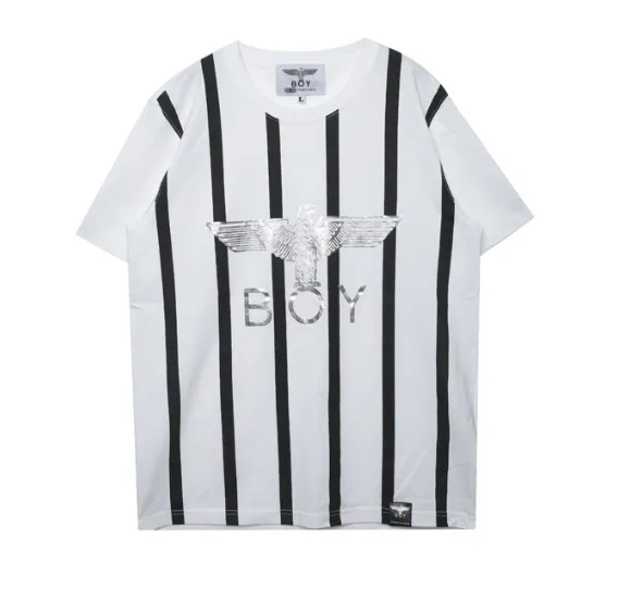 BOY LONDON  |Unisex Street Style U-Neck Plain Cotton Short Sleeves