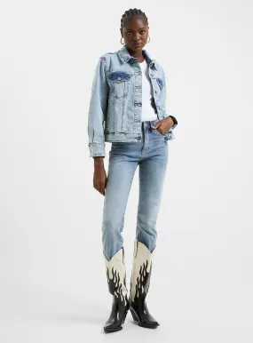 Buy  FRENCH CONNECTION Stretch Denim Trucker Jacket L | Denim jackets | Tu