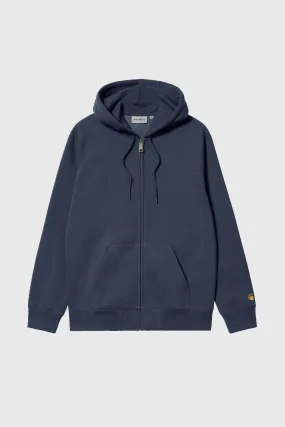 Carhartt Wip Felpa Hooded Chase Jacket Blu Uomo