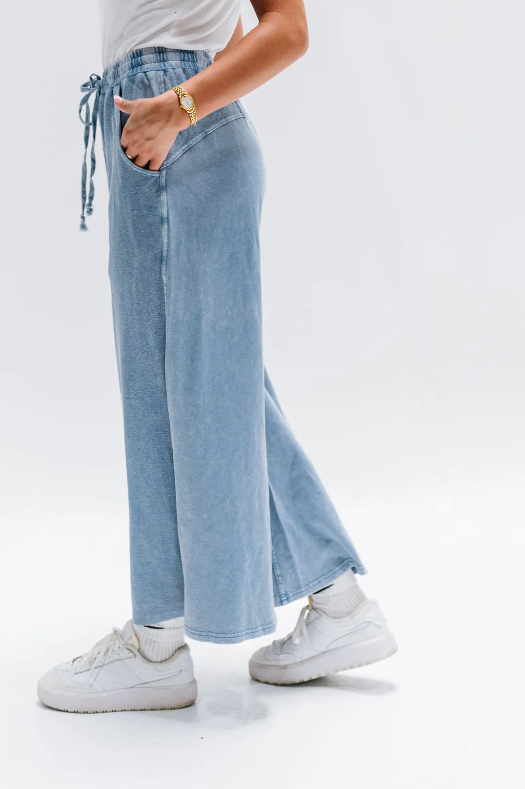 Chelsea Pants in Denim Blue