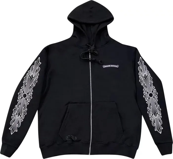 CHROME HEARTS  |Unisex Street Style Bridal Logo Hoodies