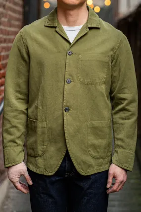 C.O.F. Studio Painter Jacket - Light Cotton Linen Olive