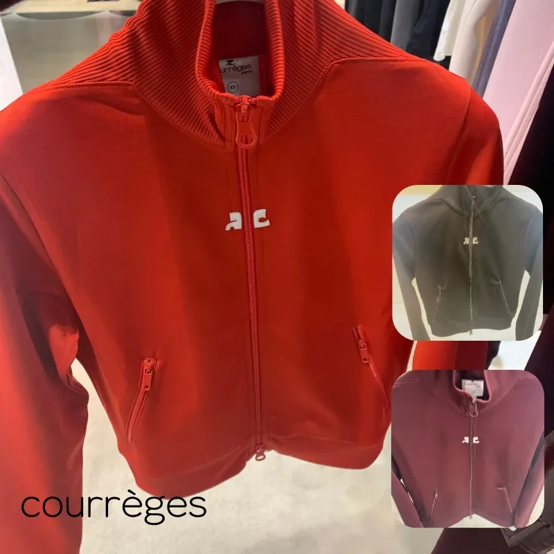 Courreges  |Street Style Plain Logo Hoodies & Sweatshirts