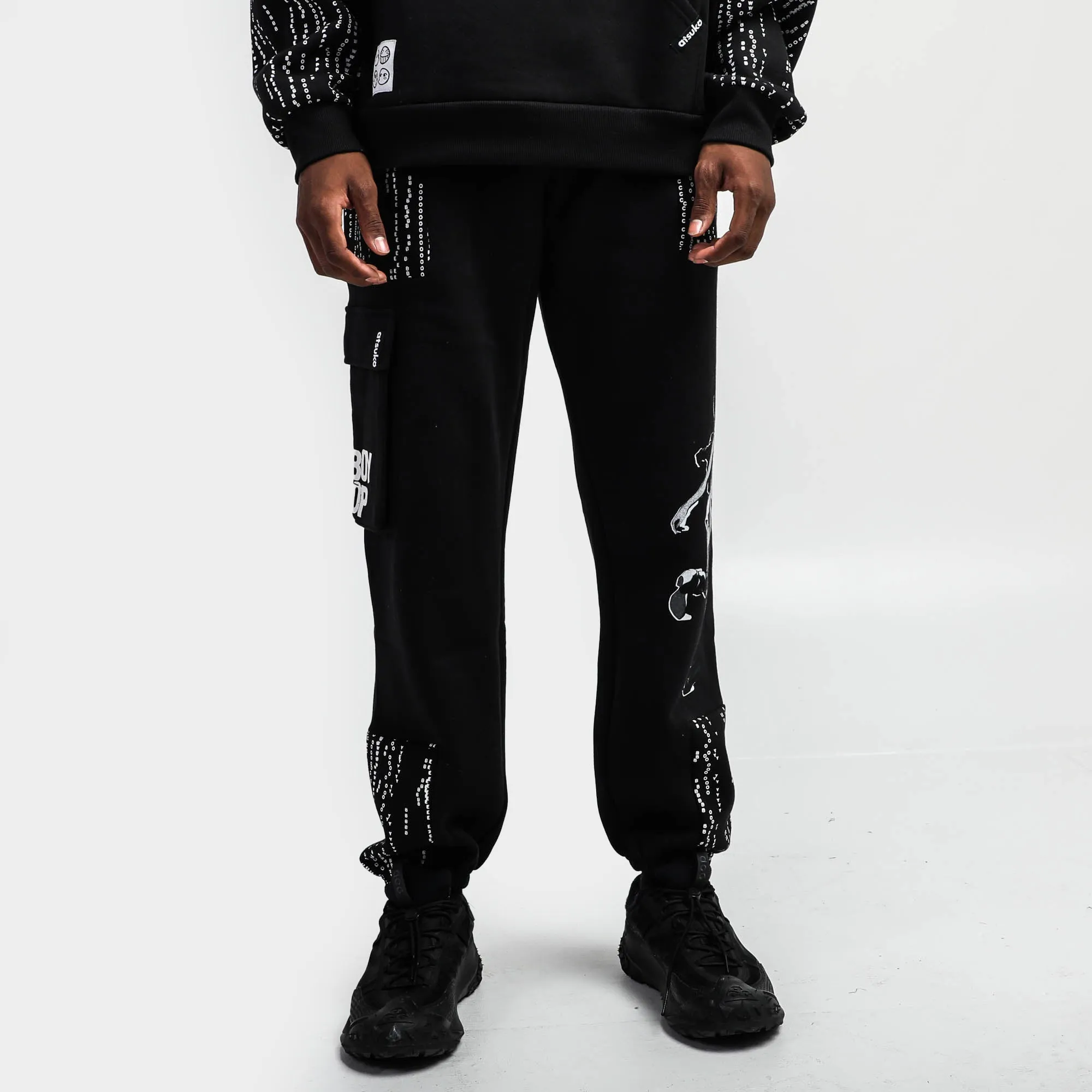 Cowboy Bebop Black Cargo Sweatpant