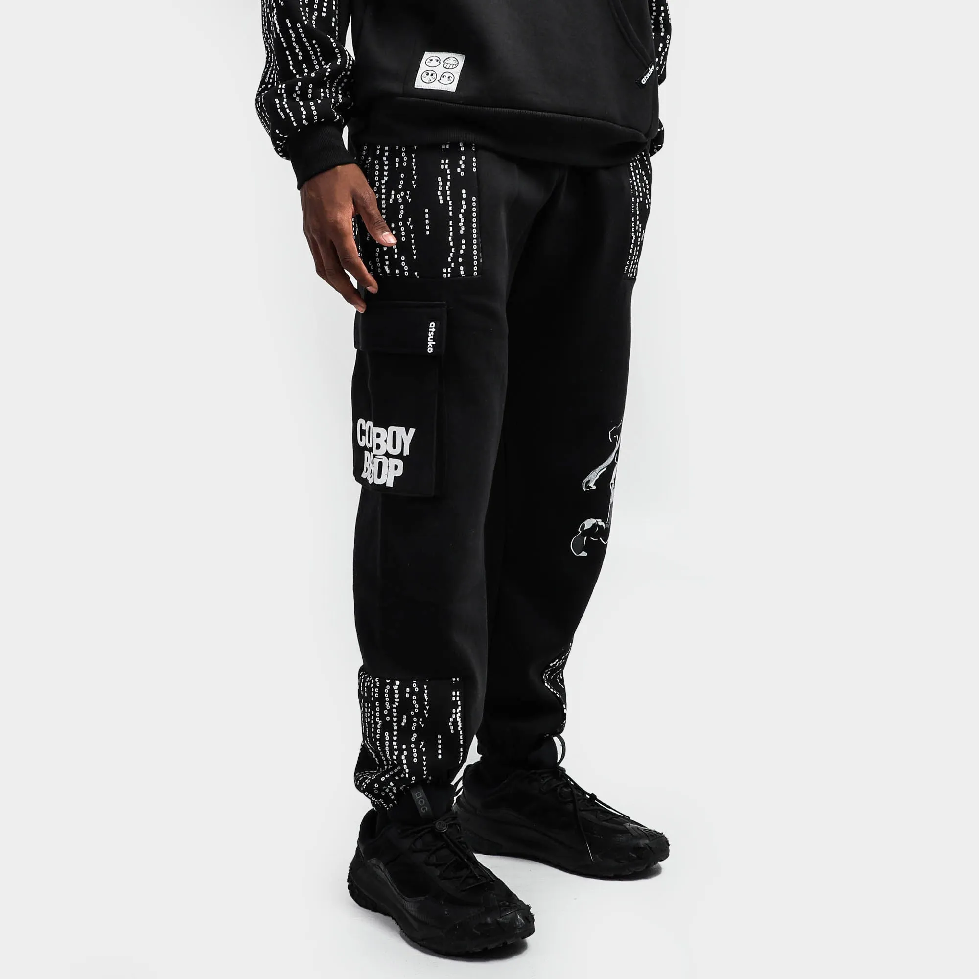 Cowboy Bebop Black Cargo Sweatpant