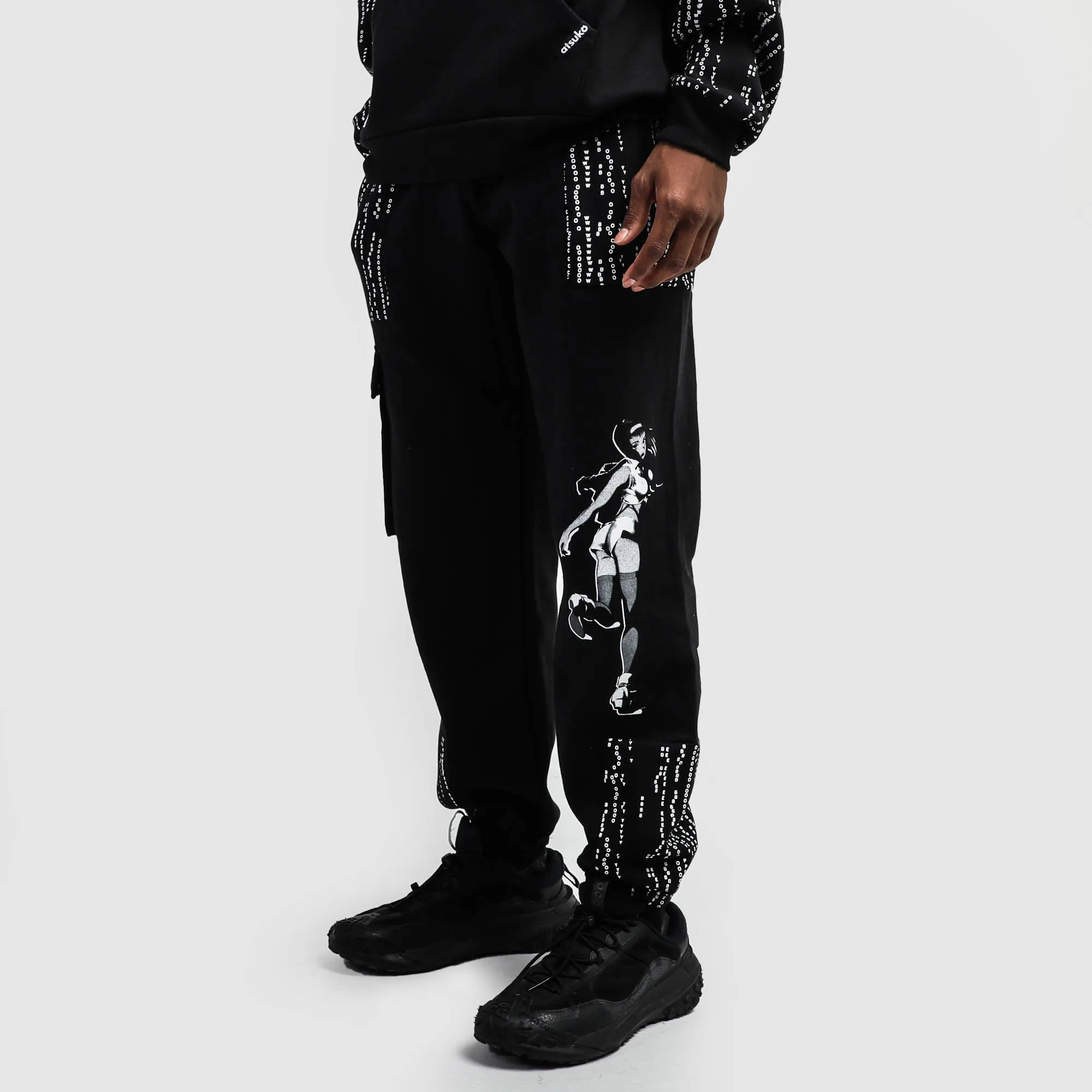 Cowboy Bebop Black Cargo Sweatpant