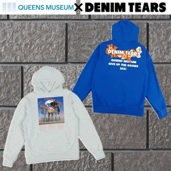 Denim Tears  |Street Style Collaboration Long Sleeves Hoodies