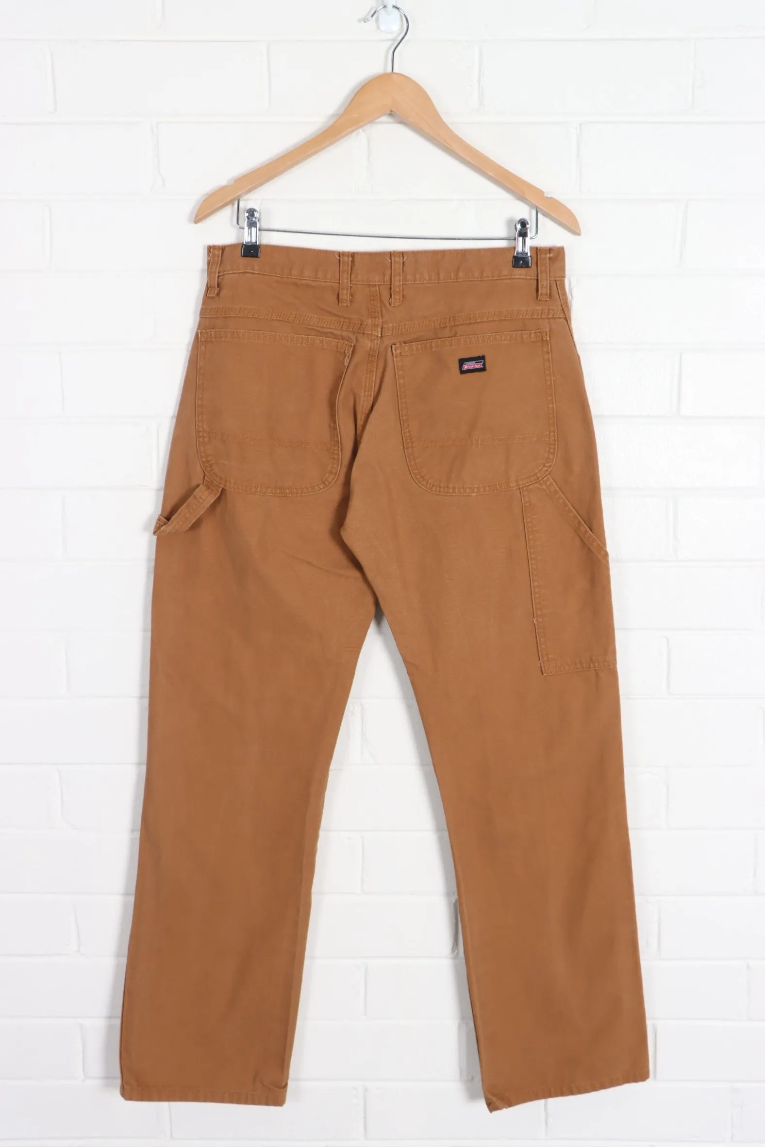 DICKIES Camel Brown Carpenter Workwear Pants (32x32)