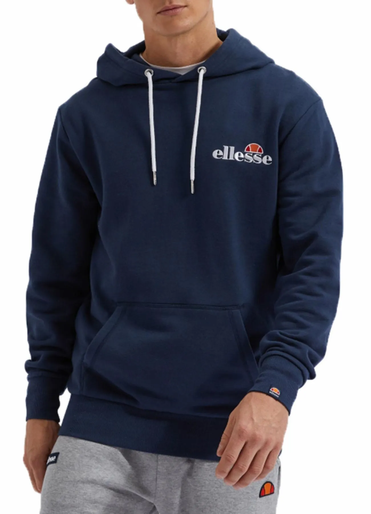 Ellesse Primero Logo Overhead Hoodie Navy