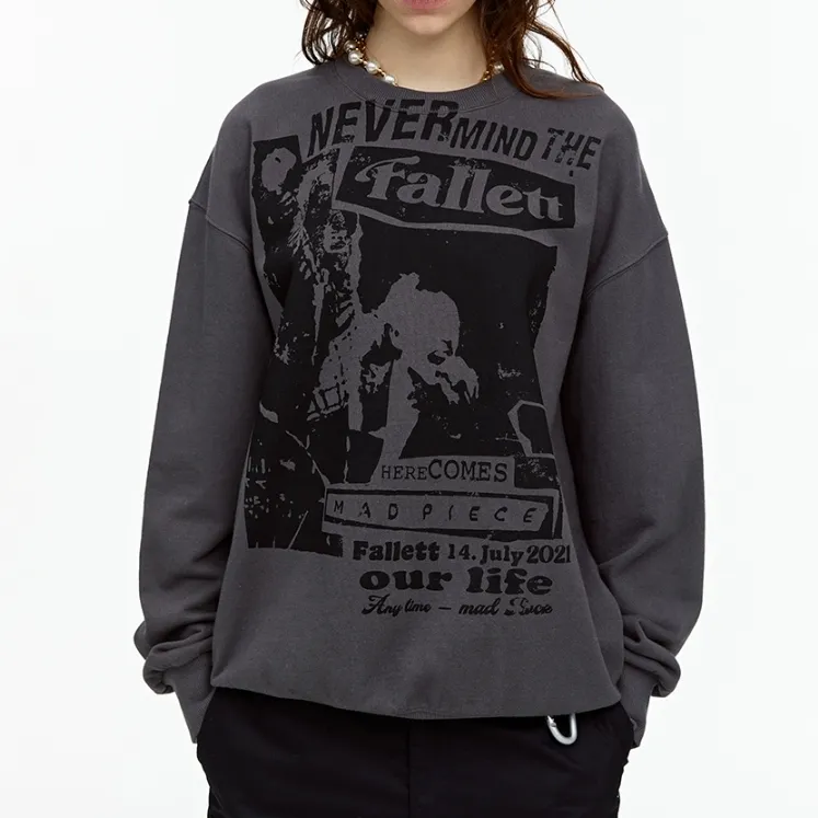 Fallett  |Unisex Street Style Cotton Logo Hoodies & Sweatshirts