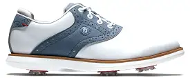 FootJoy Traditions Women's Golf Shoes White/Blue/White 97903