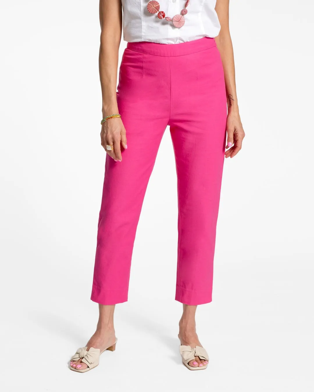 Frances Valentine Lucy Pant Stretch Cotton Pink