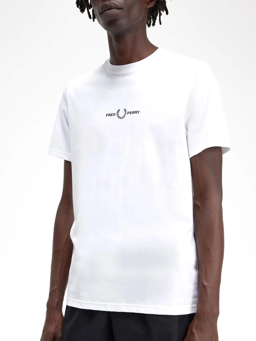 Fred Perry T-shirt Uomo Bianco