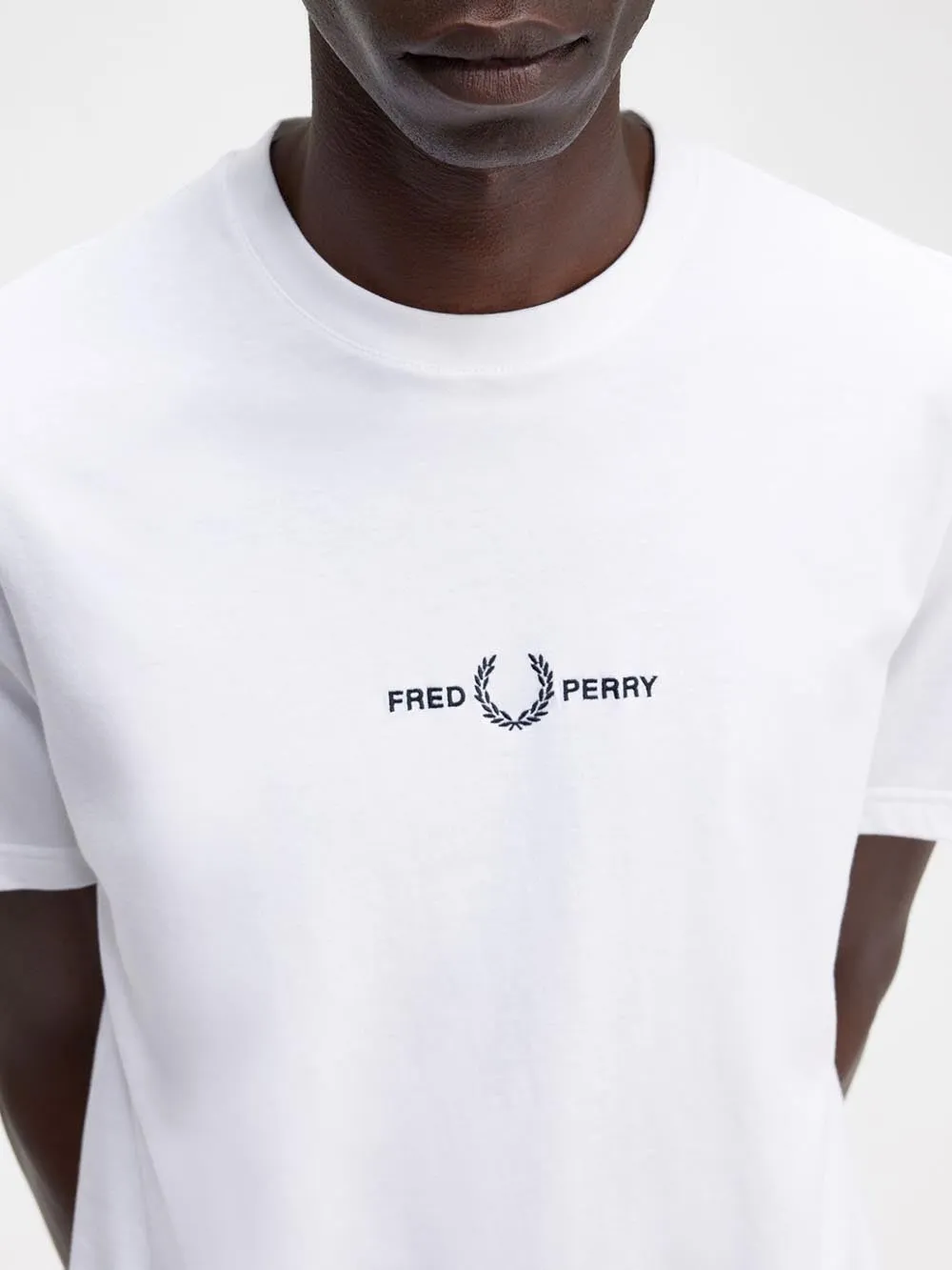 Fred Perry T-shirt Uomo Bianco