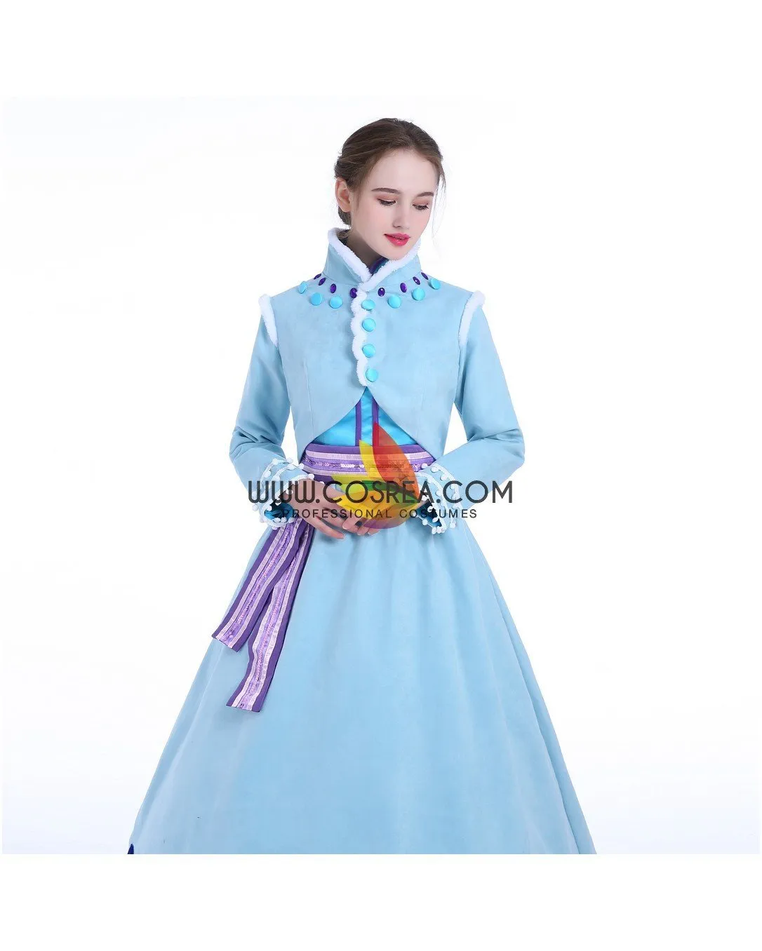 Frozen Anna's Olaf's Frozen Adventure Winter Cosplay Costume