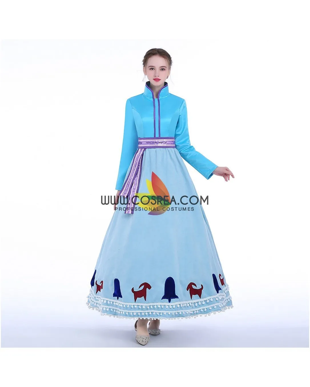 Frozen Anna's Olaf's Frozen Adventure Winter Cosplay Costume