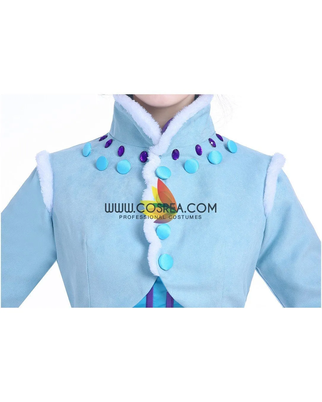 Frozen Anna's Olaf's Frozen Adventure Winter Cosplay Costume