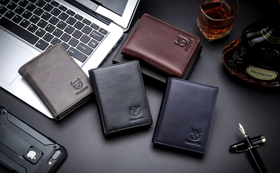 Genuine Leather Bifold Wallet