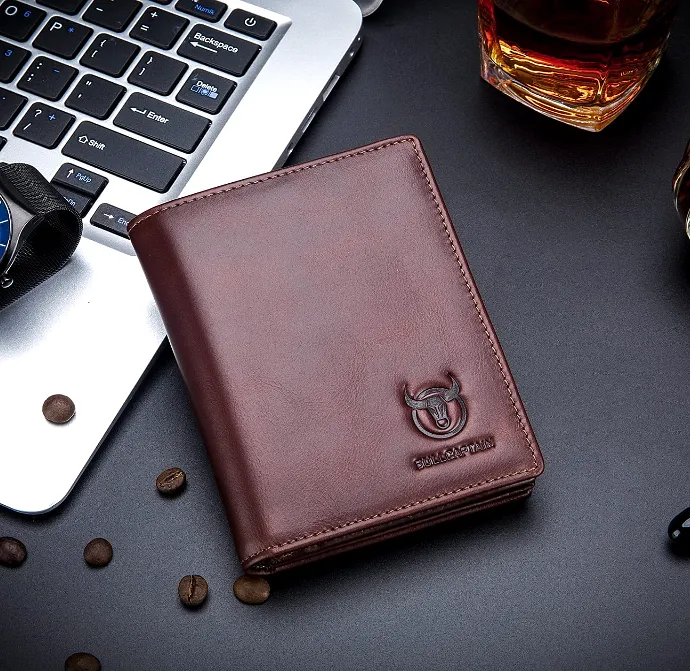 Genuine Leather Bifold Wallet