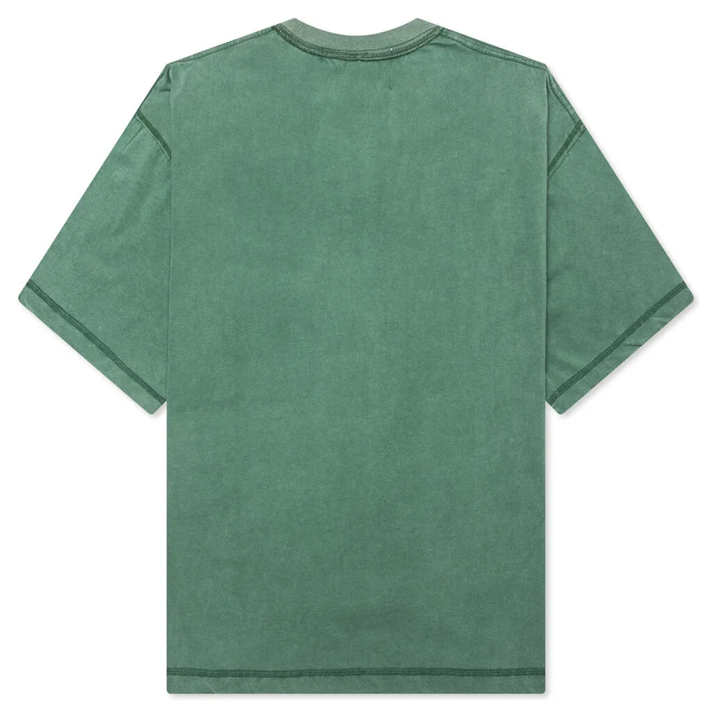 Good Morning Cops Vintage Wash Tee - Washed Green