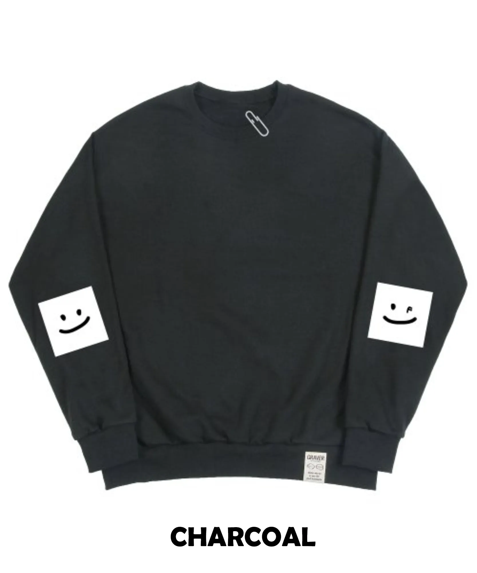 GRAVER  |[GRAVER]★ELBOW SQUARE SMILE SWEATSHIRT