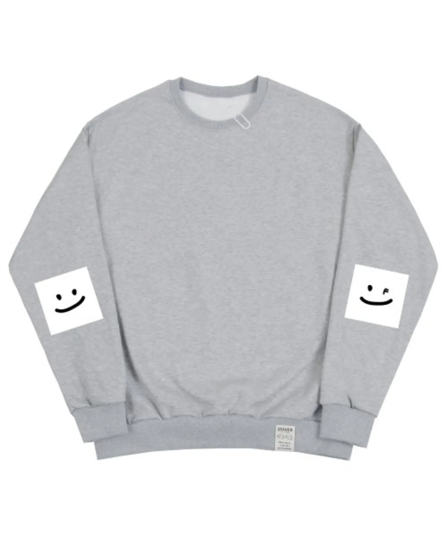 GRAVER  |[GRAVER]★ELBOW SQUARE SMILE SWEATSHIRT