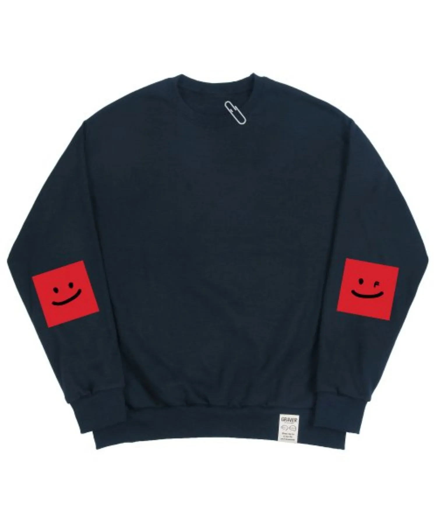 GRAVER  |[GRAVER]★ELBOW SQUARE SMILE SWEATSHIRT