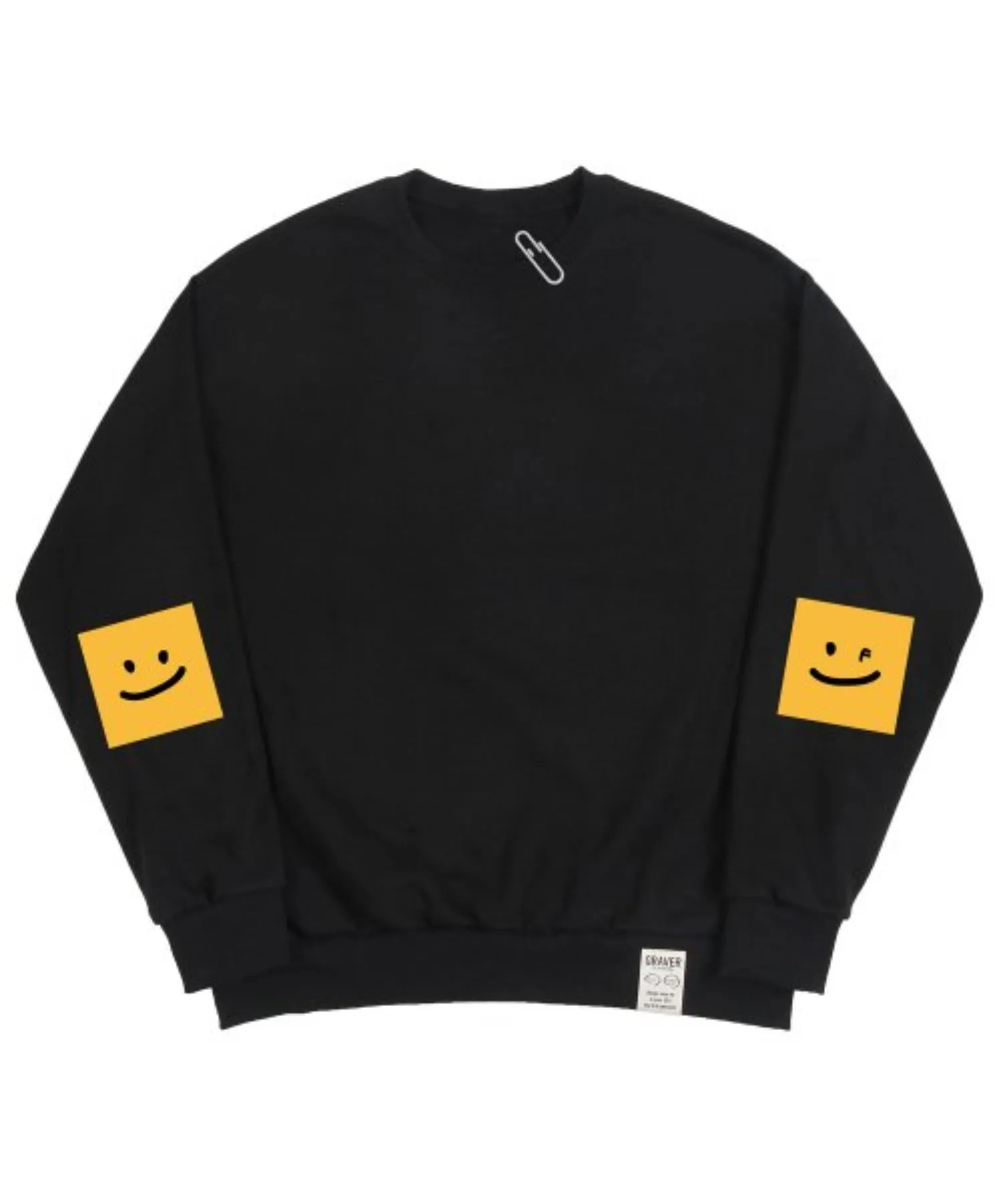 GRAVER  |[GRAVER]★ELBOW SQUARE SMILE SWEATSHIRT