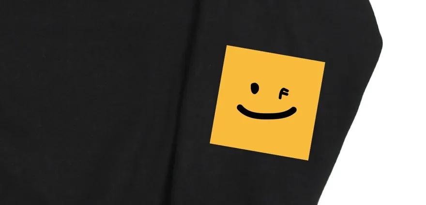 GRAVER  |[GRAVER]★ELBOW SQUARE SMILE SWEATSHIRT