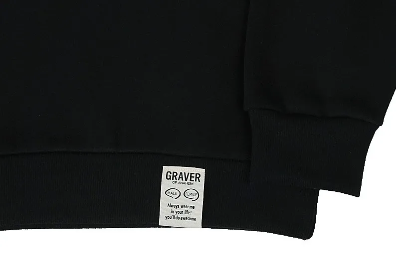 GRAVER  |[GRAVER]★ELBOW SQUARE SMILE SWEATSHIRT