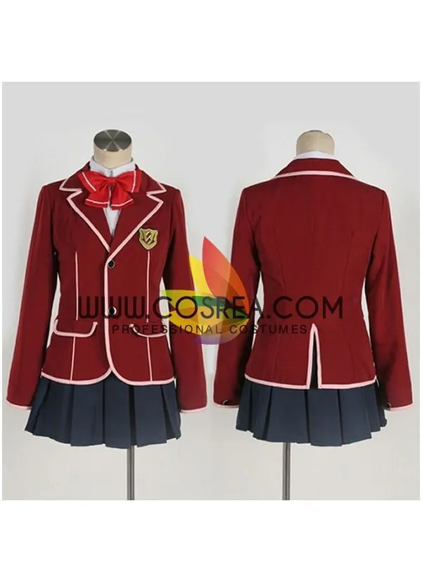 Guilty Crown Tennoz High Female Uniform Cosplay Costume